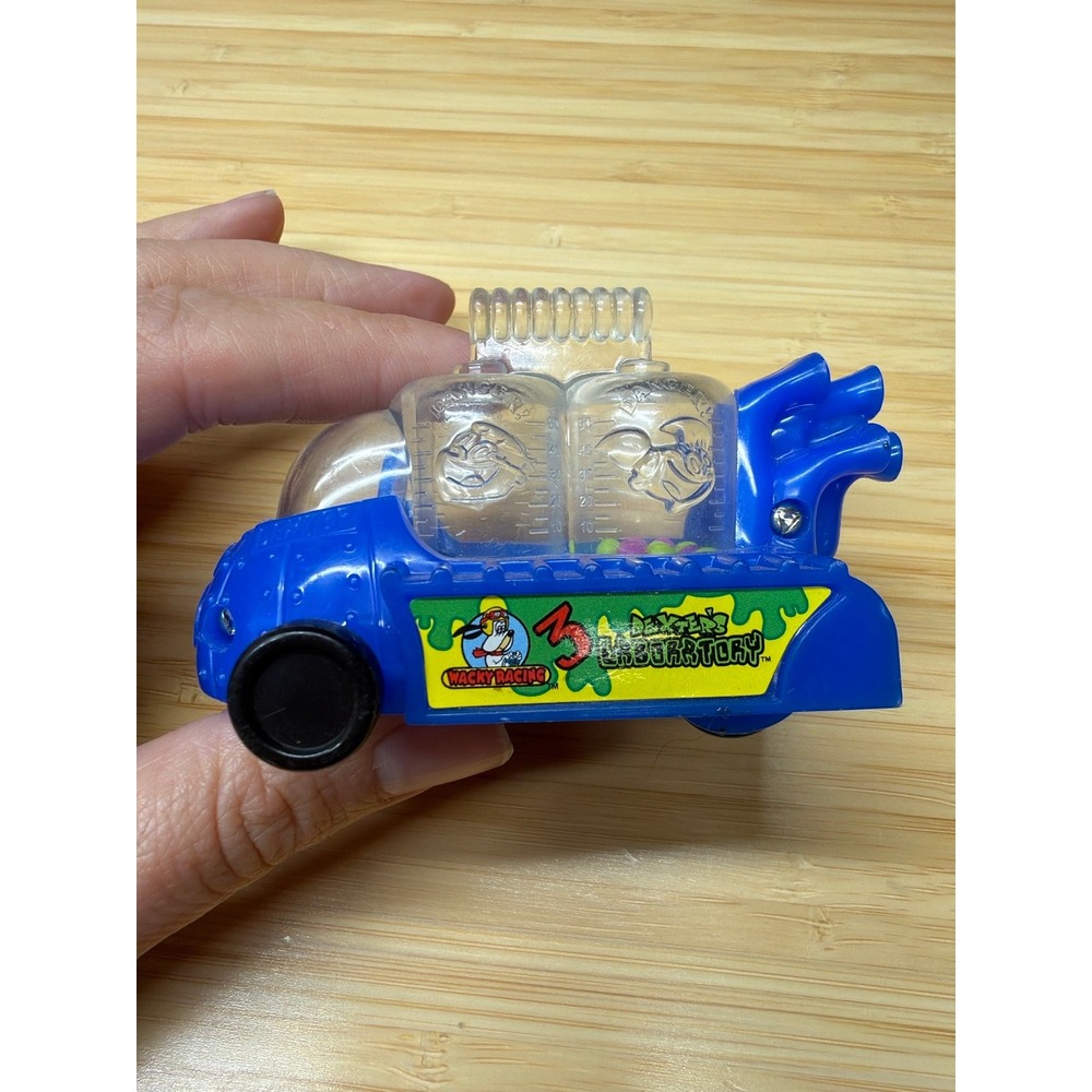 Dexter's Laboratory Popping Rolling Toy Car Cartoon Network Wacky Racing